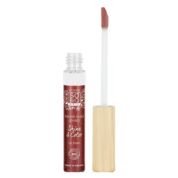 So'Bio Étic Shine & Color Lip Oil Balm No. 41 Precious Rose Organic 5ml