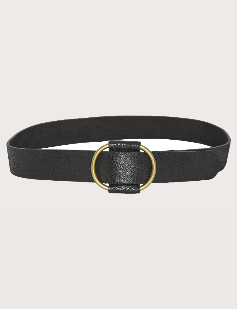 PIECES CEINTURE EN CUIR PILJA NOIRE LARGEUR 3 CM