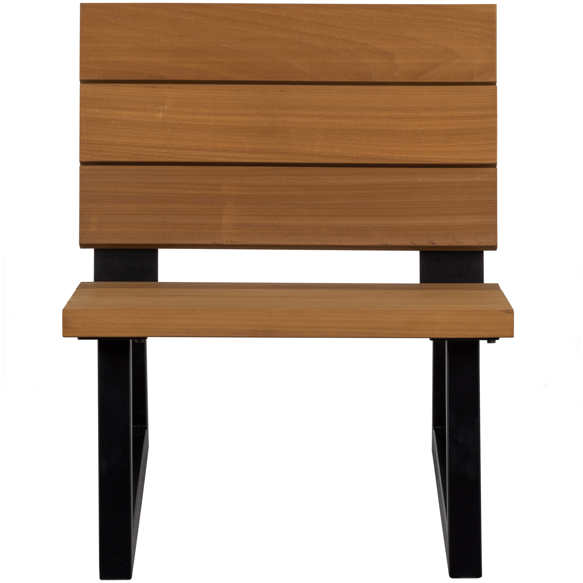 Gartenstuhl BANCO 68 cm schwarz /Holz