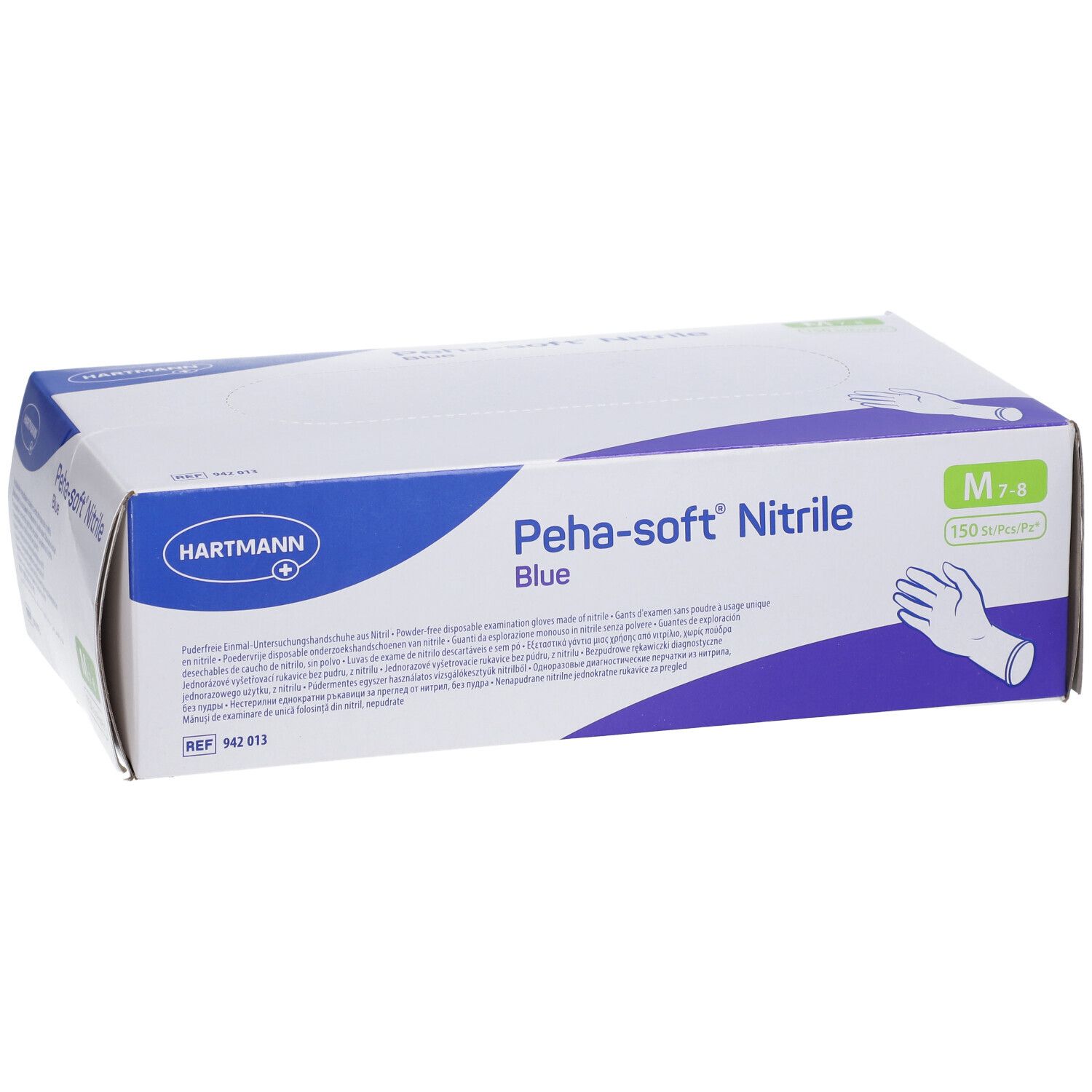 Peha-soft® nitrile blue puderfrei M