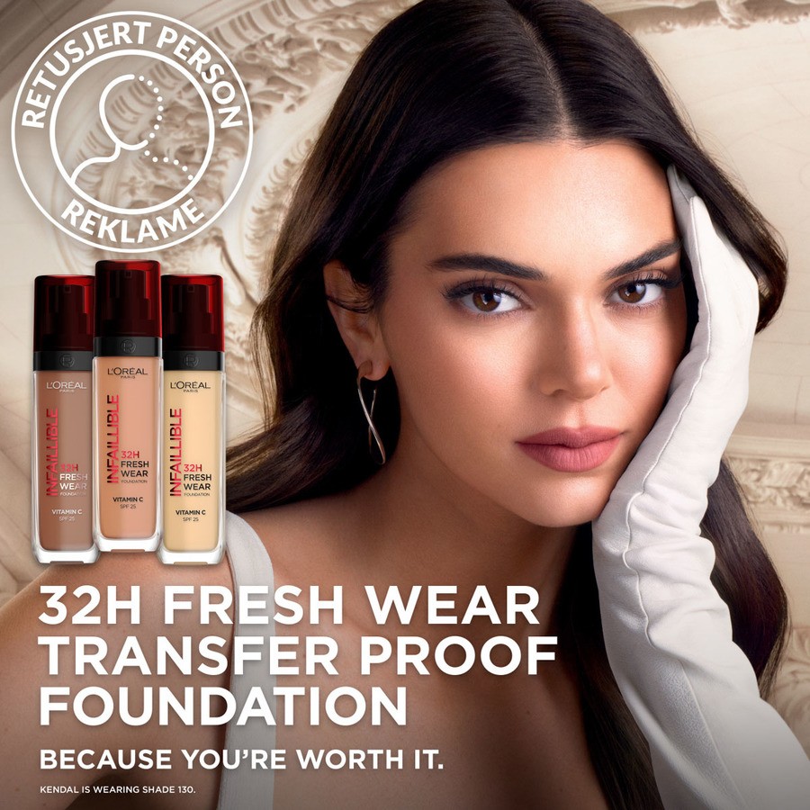 L'Oréal Paris Infaillible Fresh Wear 32H Foundation 20 Neutral Undertone 30ml