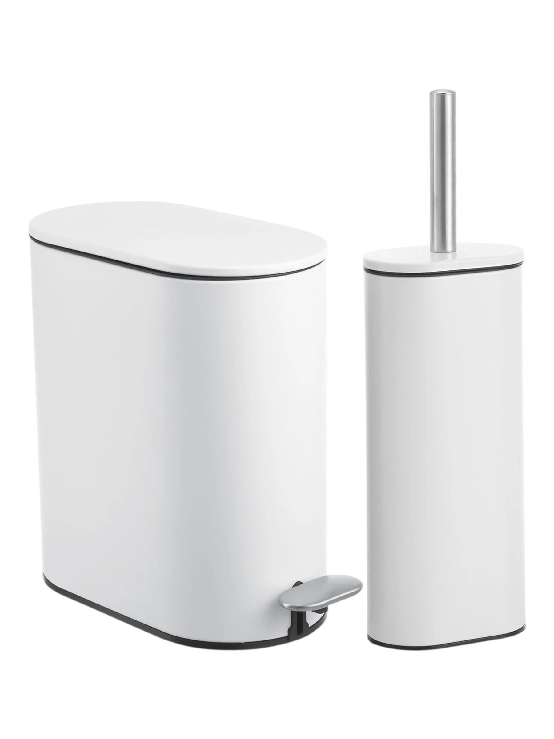 Showerdrape Fortuna 5L Soft Close Bathroom Pedal Bin and Toile Set