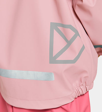 Didriksons Regenkleidung m. Träger - PU - Slaskeman - Soft Pink