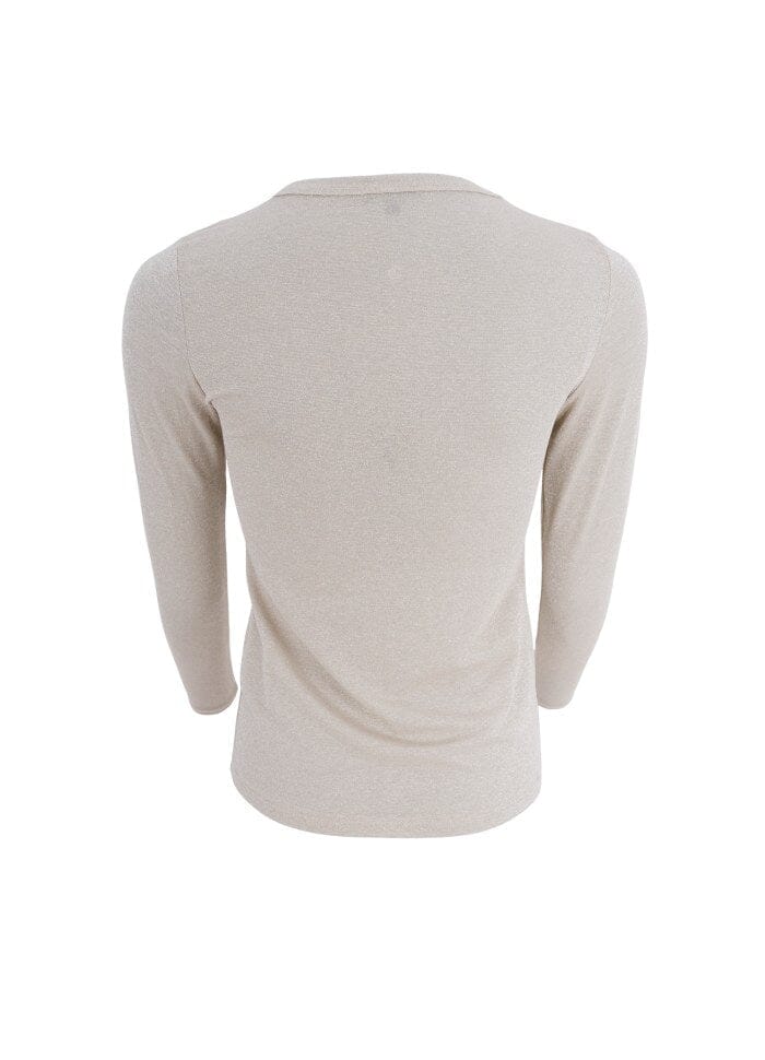 Black Colour Bcfaye Lurex Blouse pearl silver
