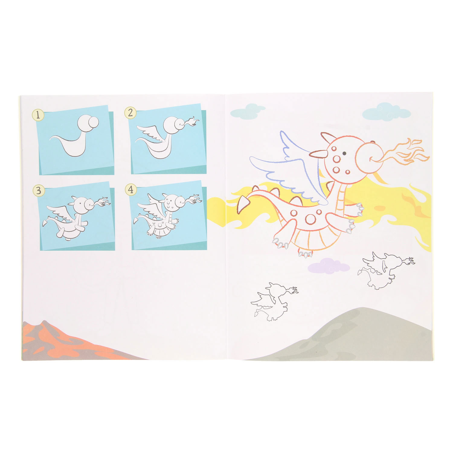 Leer Tekenen Kleurboek met Stickers