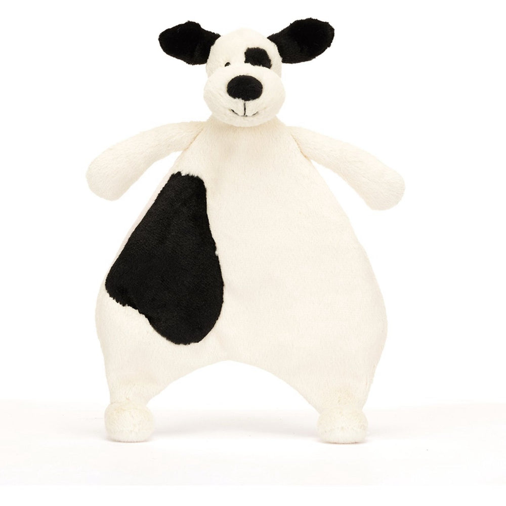Køb Jellycat Bashful Black & Cream Hvalp Nusseklud