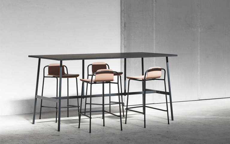 Normann Copenhagen Union Bar tafel 190x60x105,5 zwart
