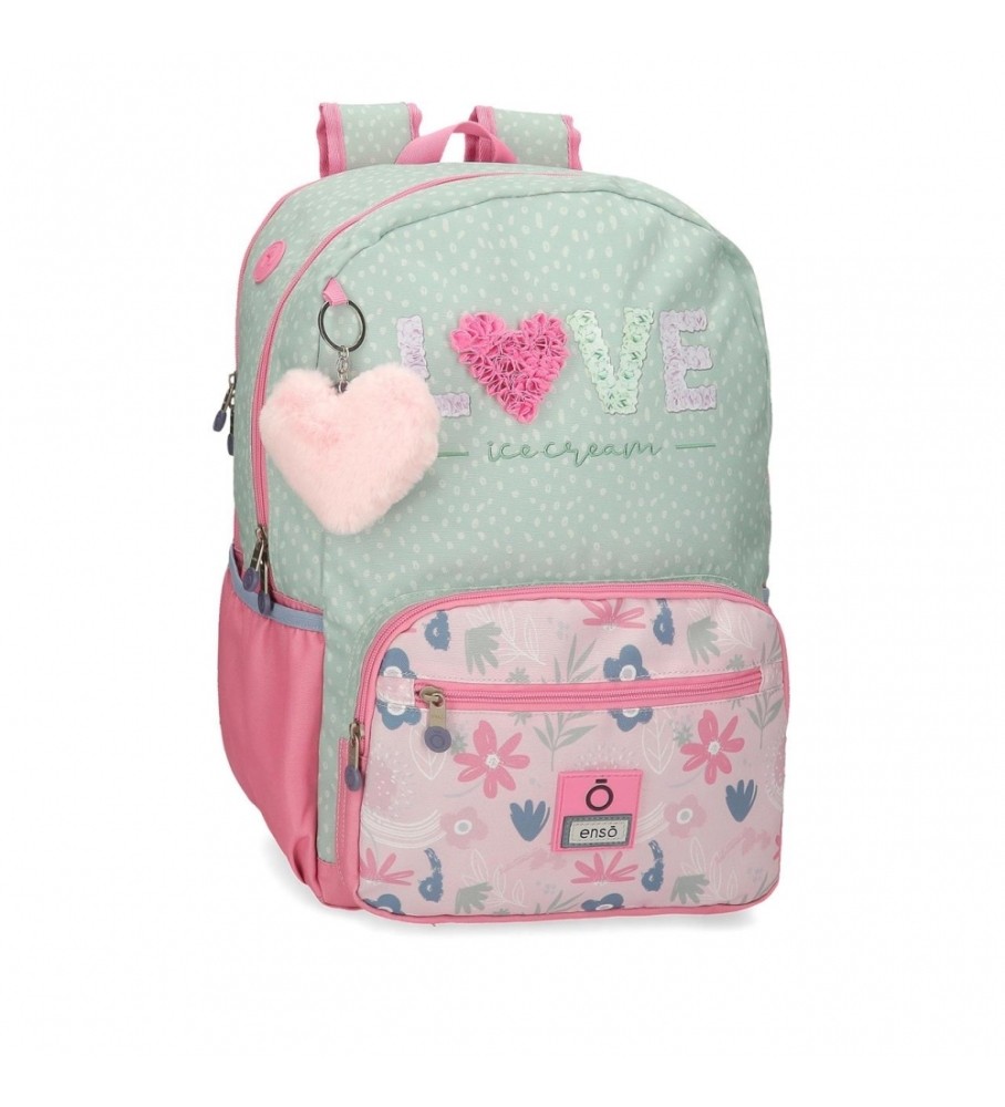Enso Mochila porta ordenador Enso Love ice cream  dos compartimentos adaptable