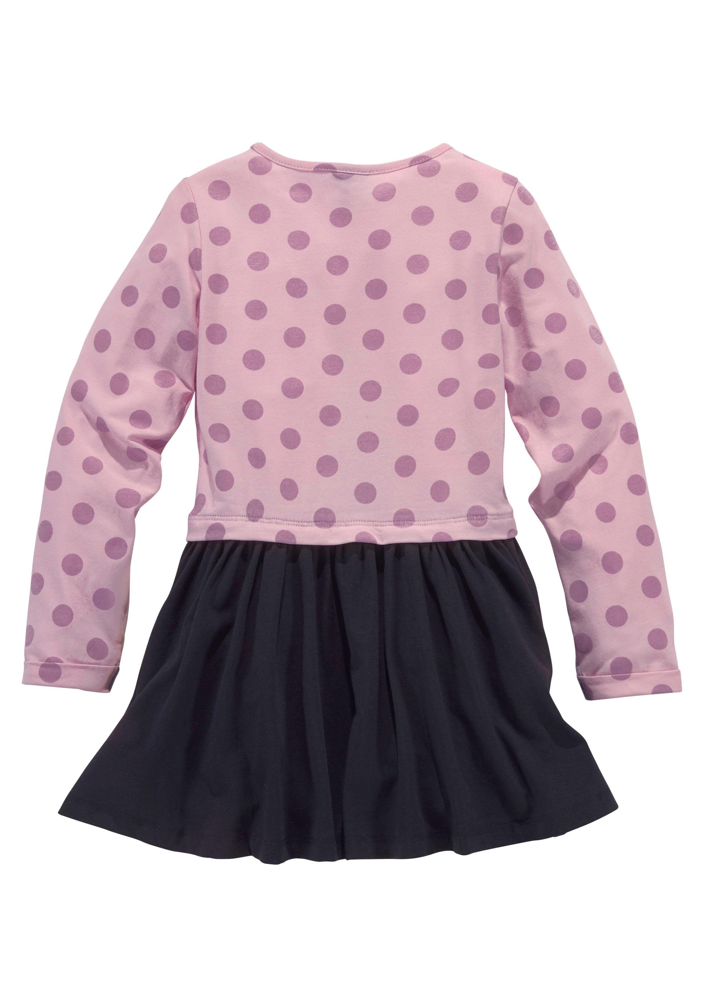 KIDSWORLD Jerseykleid »für kleine Mädchen« aufgesetzte Tasche ideal für festliche Anlässe,  kniefreie Länge