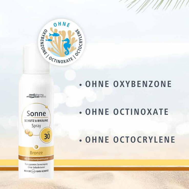 Sonne Schutz & Bräune Spray bronze LSF 30, 150 ml