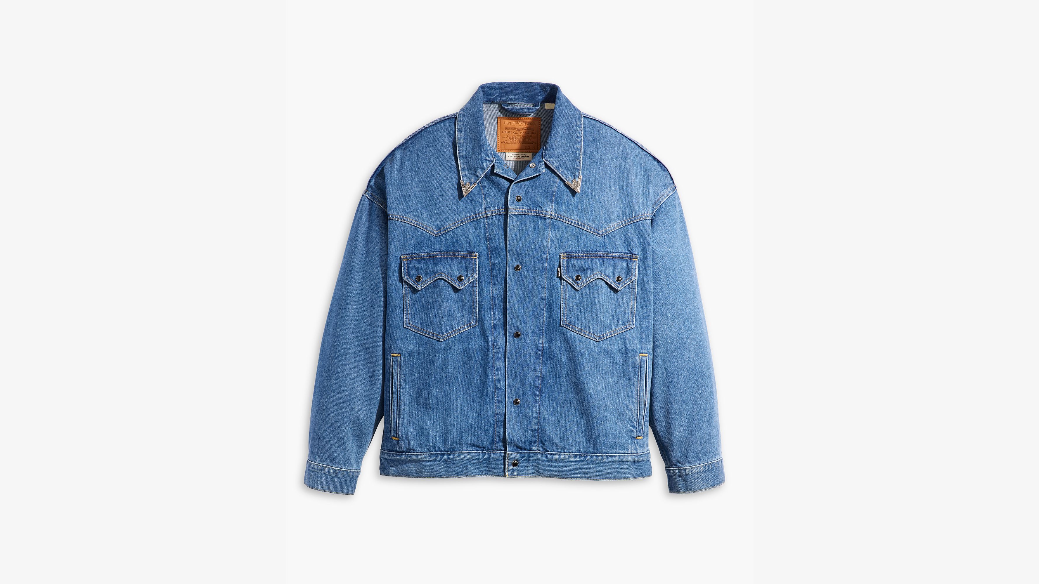 Veste Trucker Western Lightweight - This Is Familiar - Bleu