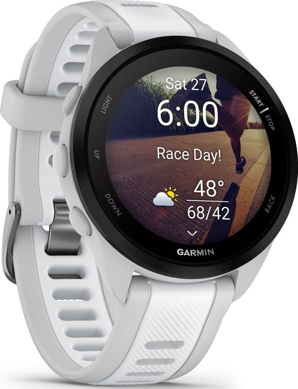 Garmin Forerunner 165 Sporthorloge Mist Grey Whitestone