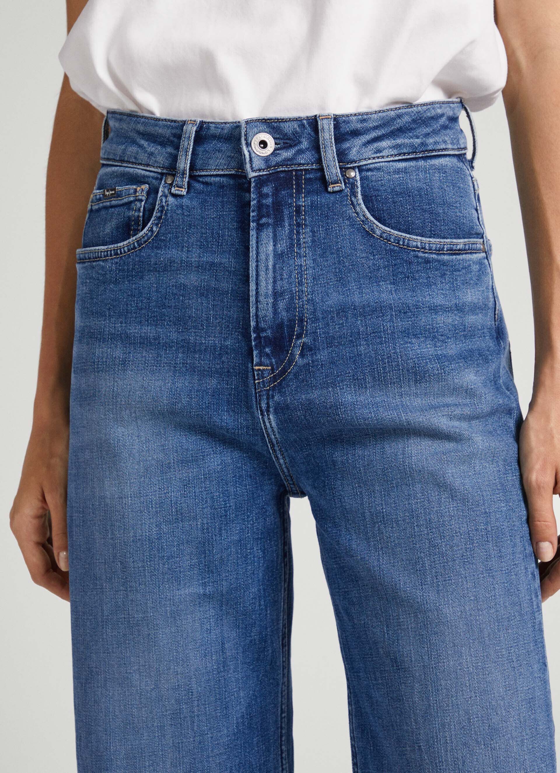 Calça jeans Lexa Sky Fit Wide Fit de cintura alta - jeans