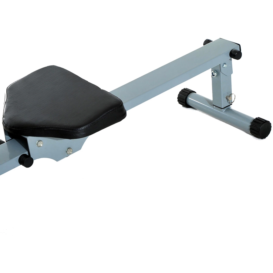 HOMCOM Ruderzugmaschine mit LCD Display grau, schwarz