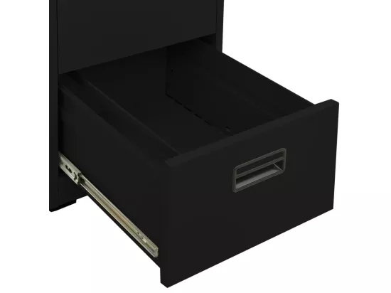 Classeur Noir 46x62x72,5 cm Acier