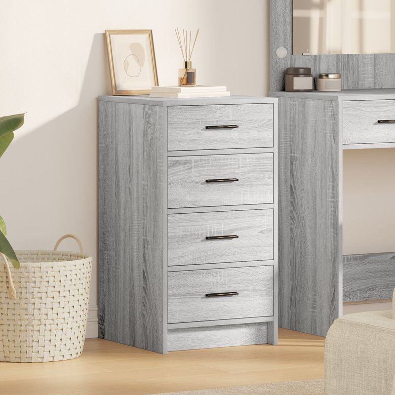 vidaXL - Sideboard - Grijs Sonoma - Gelaagd Hout