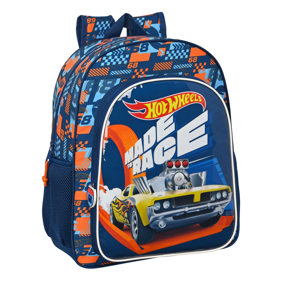 Mochila Escolar Hot Wheels Speed Club