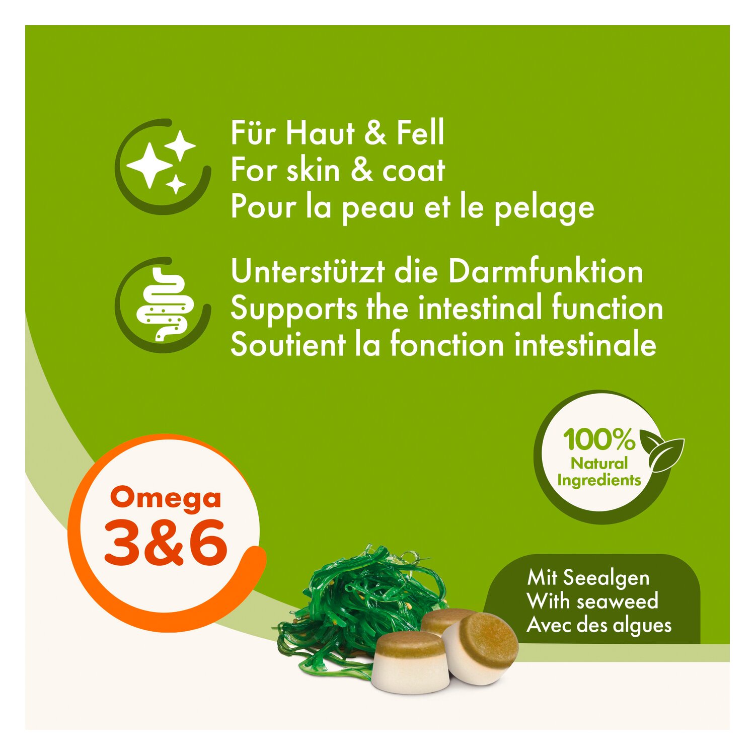 beaphar Bonbons für Hunde  - 245 g - Seealgen