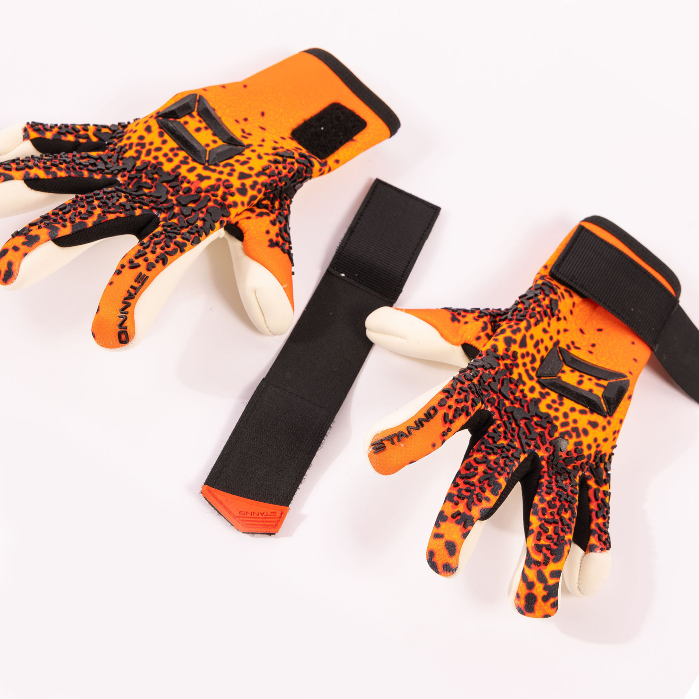 Stanno Blaze Keepershandschoenen Kids Oranje Zwart