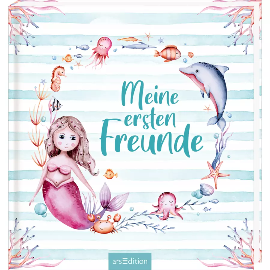 arsEdition Meine ersten Freunde - Meerjungfrauen (Aquarell-Optik)