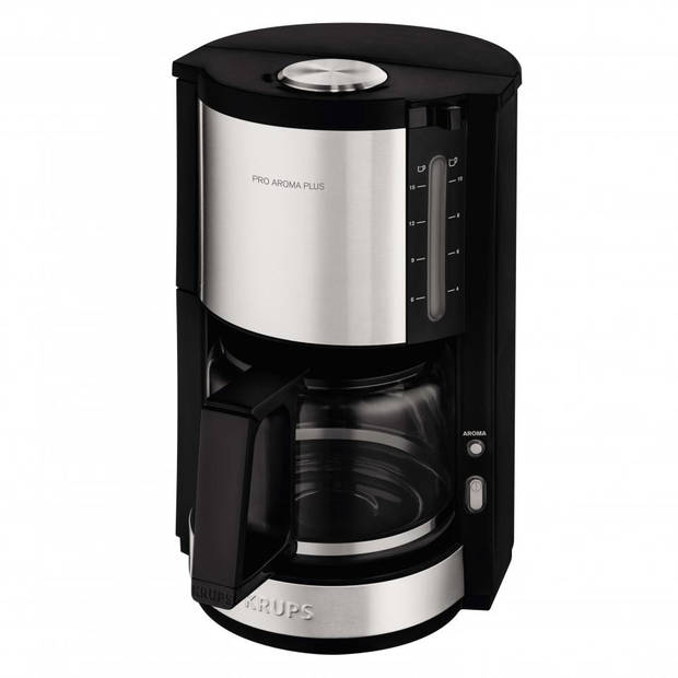 Krups filterkoffiezetapparaat Pro Aroma Plus KM3210 zwart 1,25L