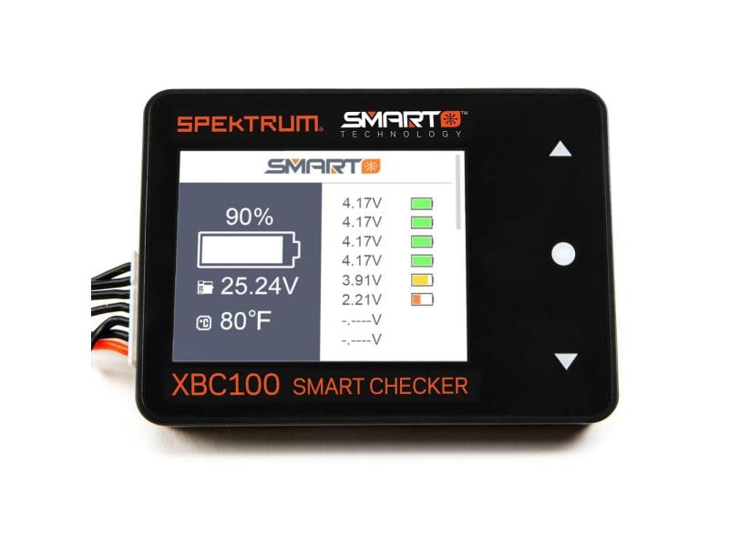 Spektrum Akkutester XBC100 Smart Akku- & Servotester LiPo Checker mit integriertem Servotester