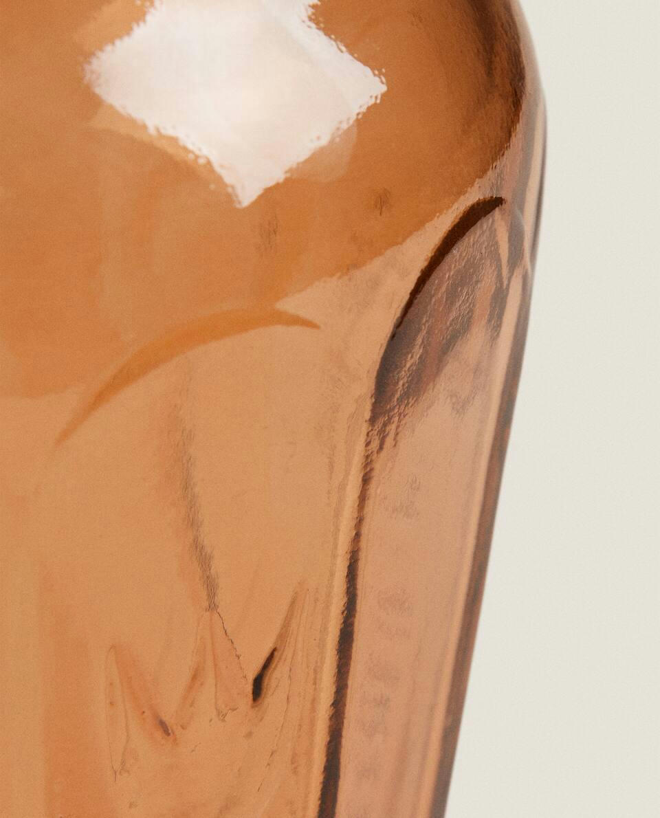 PORTA-UTENSÍLIOS DE VIDRO FACETADO