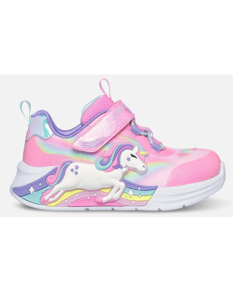 Skechers S-Lights: Unicorn Chaser - Pink