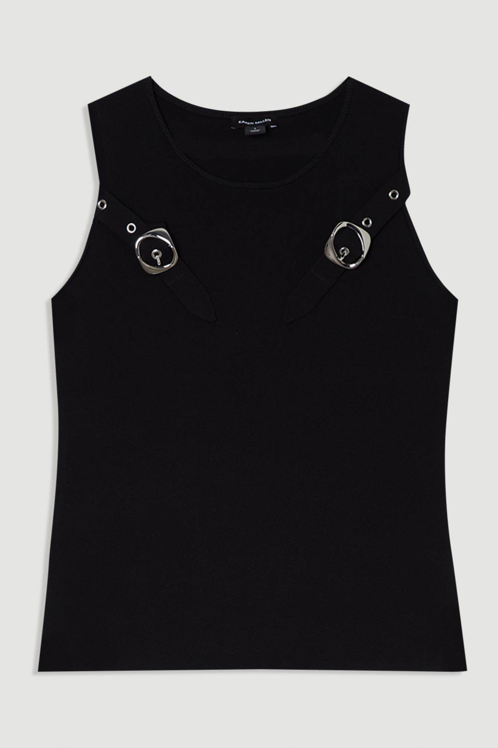 KarenMillen Haut tricoté à garniture de boucle