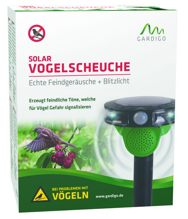 Gardigo Solar-Vogelscheuche, ca. H35 cm