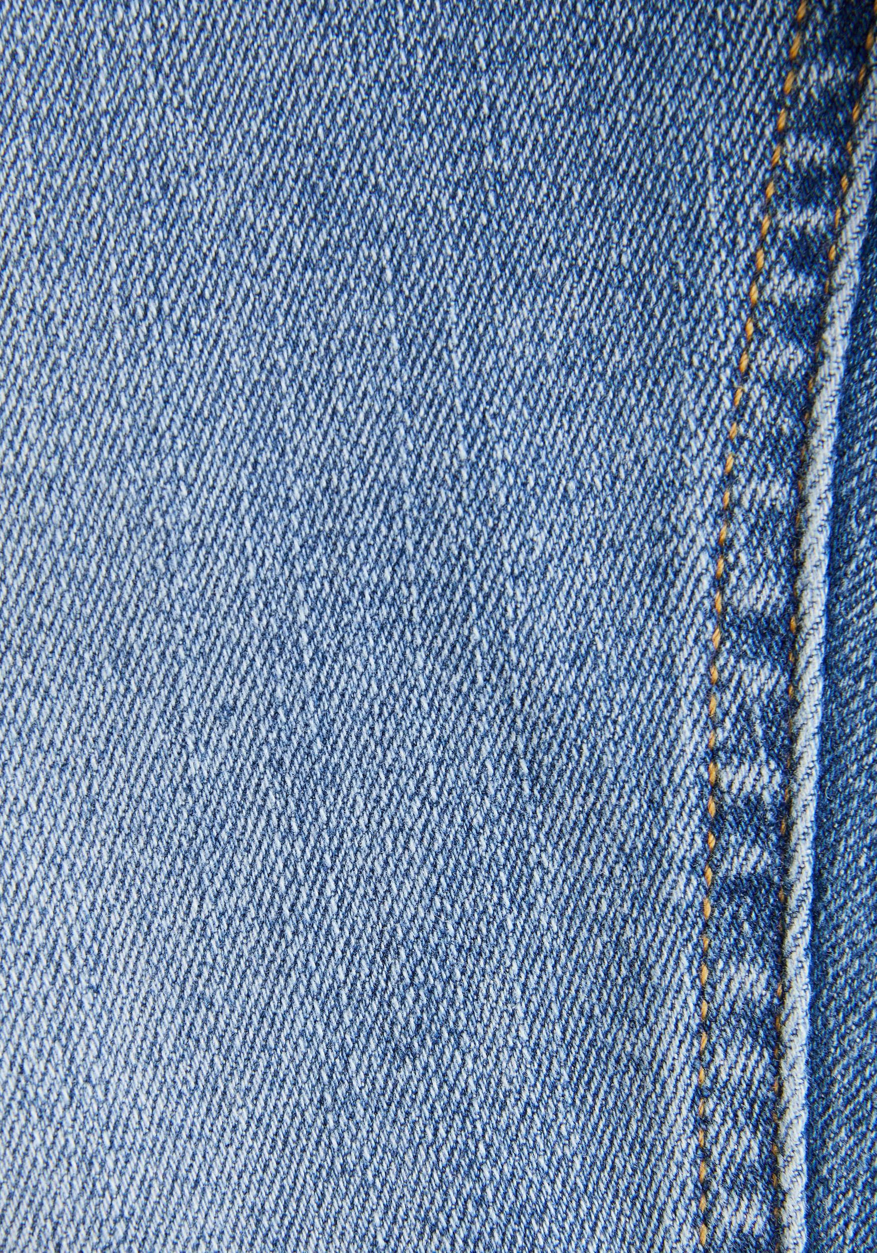 Jack & Jones Skinny-fit-Jeans »JJILIAM  Skinny Jeans mit Used-Waschung für schlanke Silhouette«, Abriebeffekte, modisch, skinny fit, Baumwollmischung,