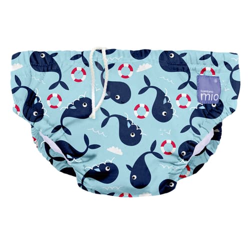 Bambino Mio Wiederverwendbare Schwimmwindel, Walfisch, Gr. XL (2 Jahre+)