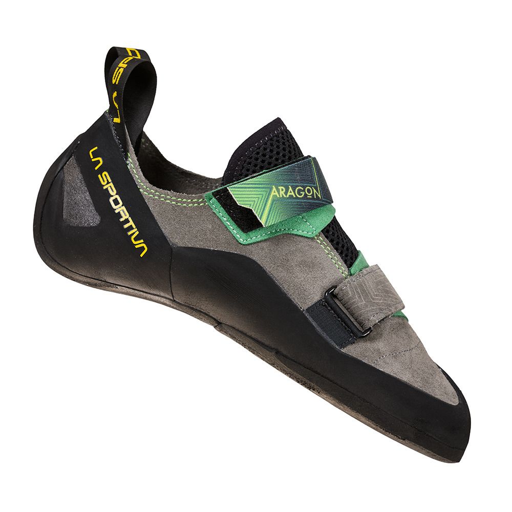 La Sportiva ARAGON - Chaussons d'escalade Homme clay/jasmine green