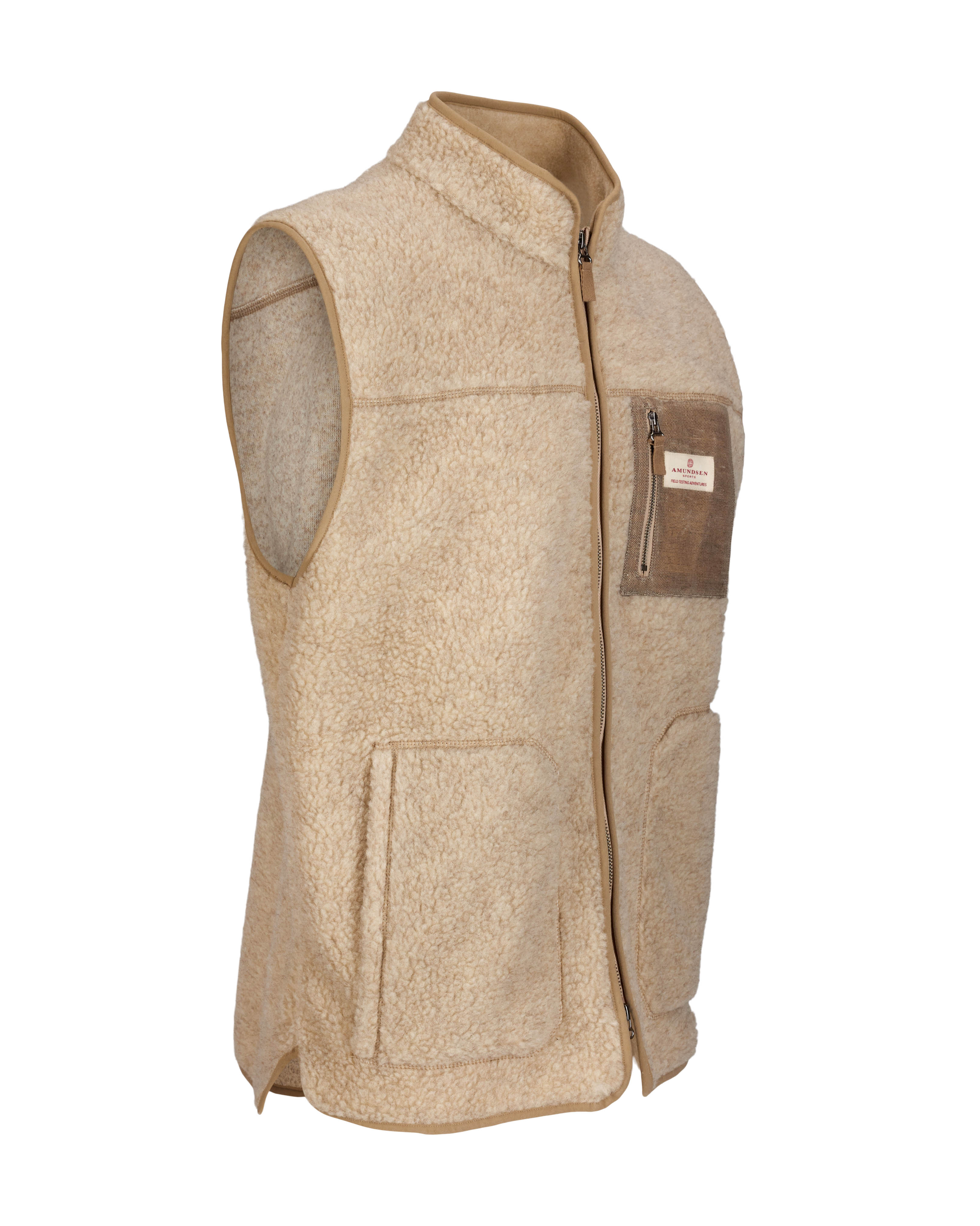 Amundsen Sports Heroes Wool Fleece Vest, Herre
