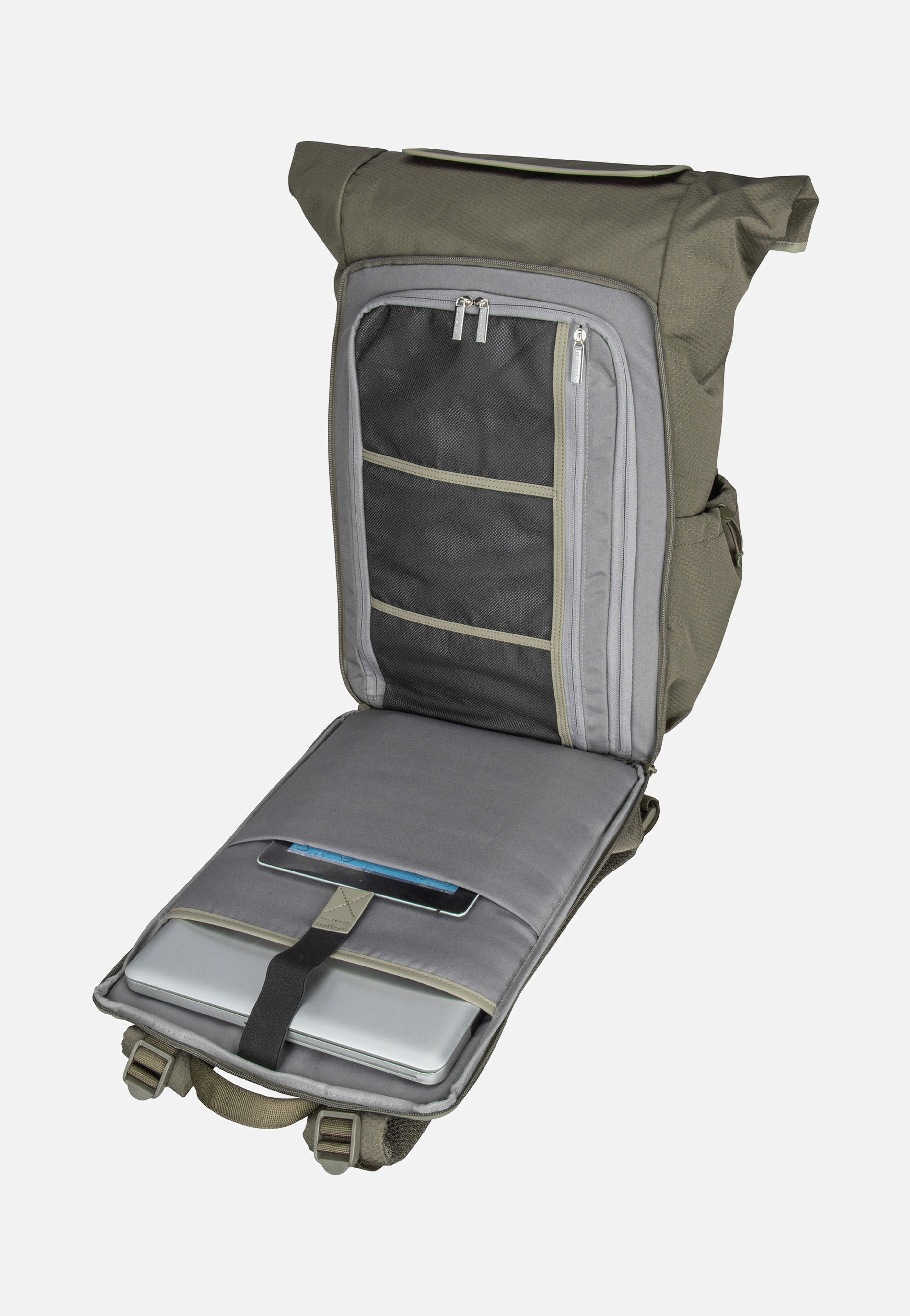 Banff Forest Green - Rolltop Rucksack