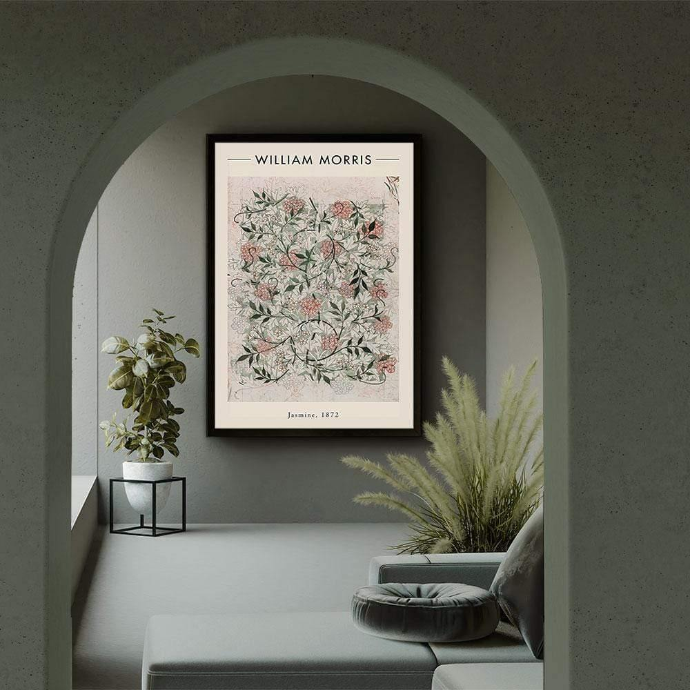 Walljar poster ingelijst - William Morris - Jasmine Poster ingelijst - 40 x 60 cm
