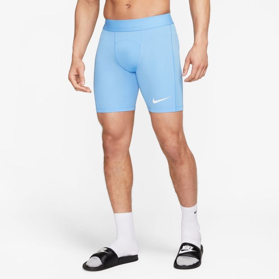 Nike Pro Collant de Compression Dri-FIT Strike - Bleu/Blanc