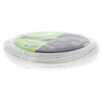 Q-Link Telefoonkabel Rond 4 x 0.5 20 Meter Wit