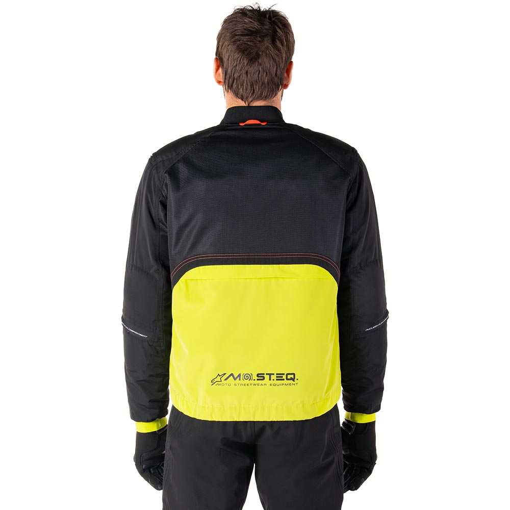 Alpinestars - Blouson Mootant Waterproof Noir / Jaune fluo