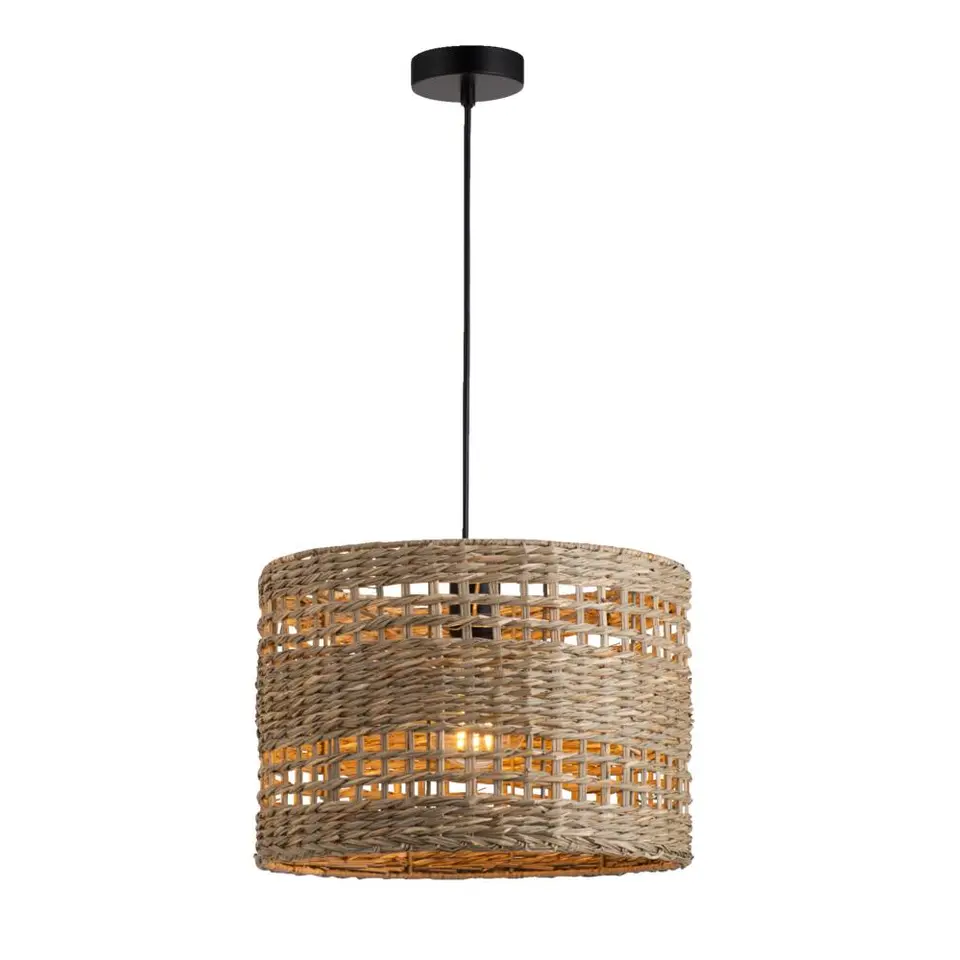Hanglamp Rita E27 - naturelkleur - 120xØ36 cm