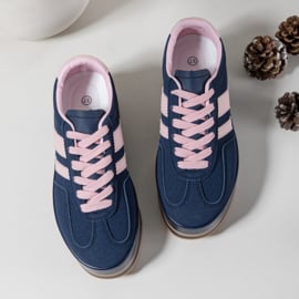 Platform sneakers - navy