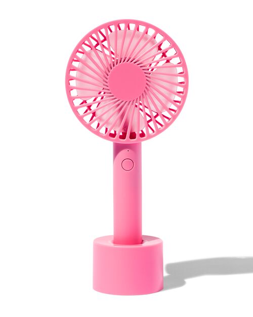 ventilateur portable Ø10cm mat rose