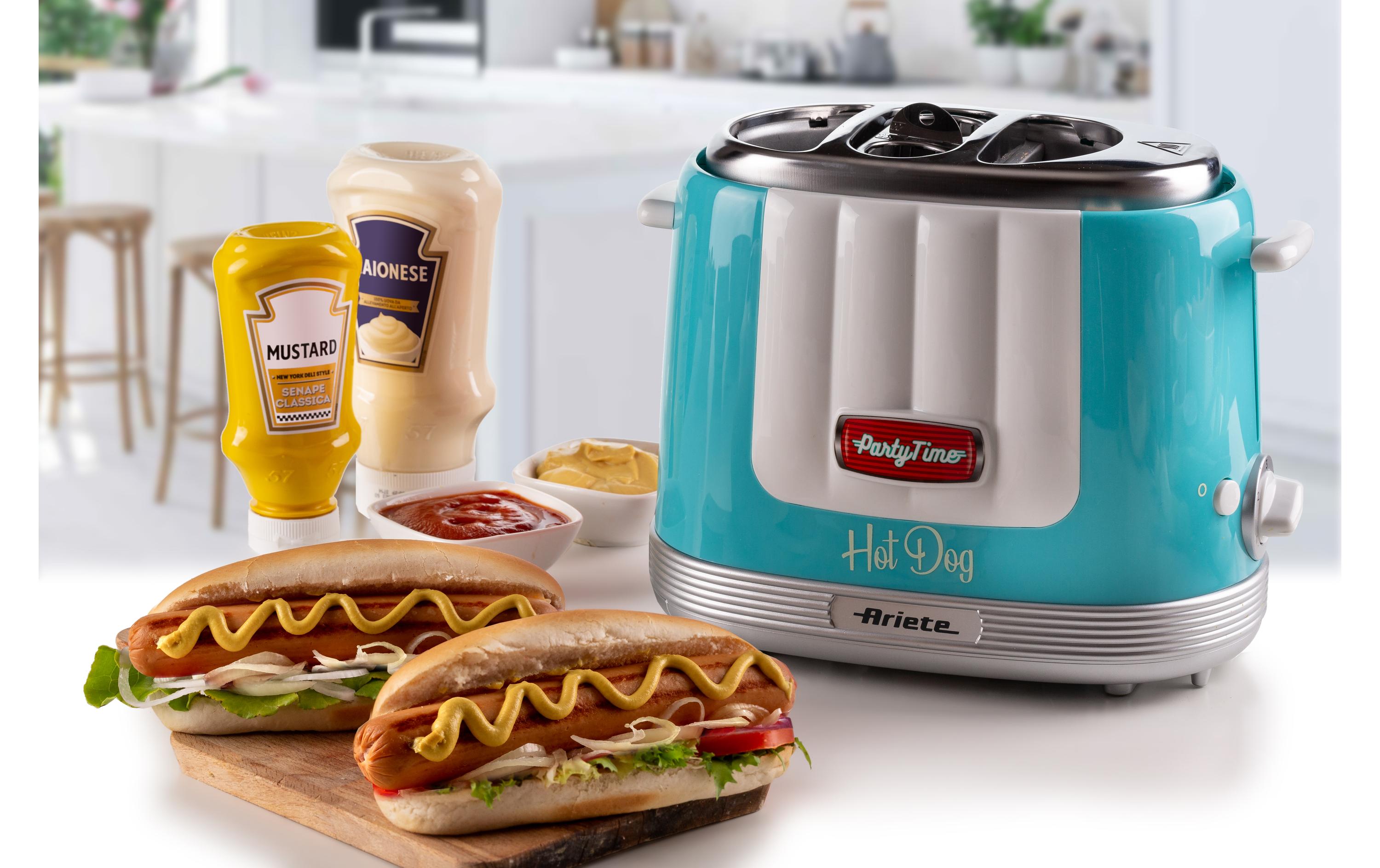 Hot Dog Maschine Party Time ARI-206-BL BlauHot Dog-Gerät
