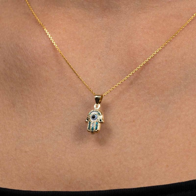 Pendentif Or Jaune 375/1000 et Zirconium