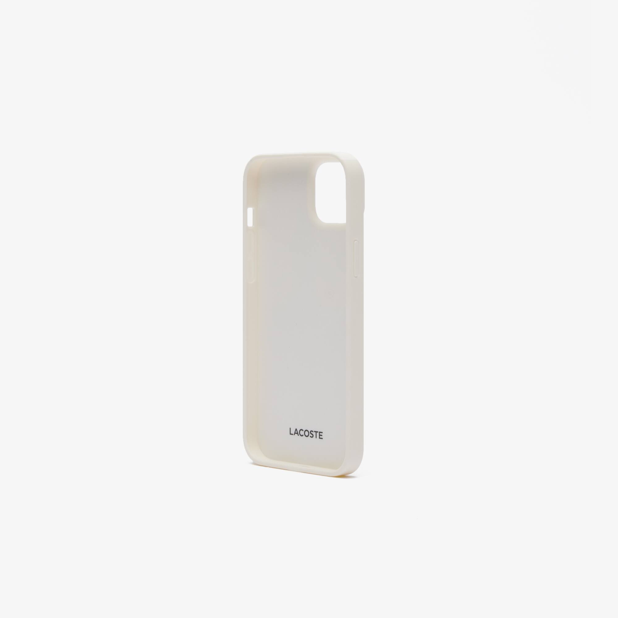 Coque iPhone 15 Max The Blend imprimé crocodile Coques iPhone - Blanc - Lacoste - Unisex