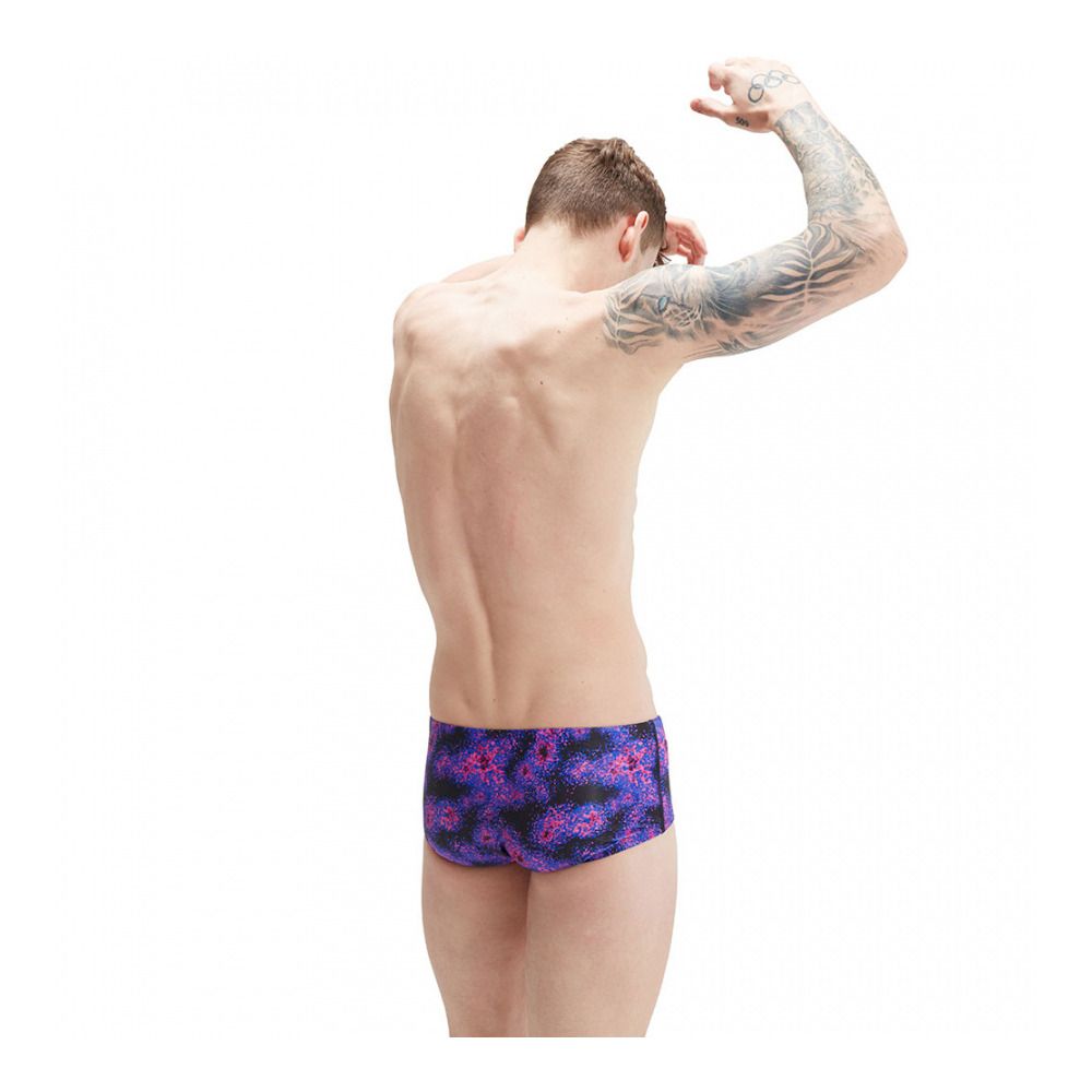 Speedo ECO+ CLUB TRAINING ALLOVER - Bas de maillot de bain Homme black/pink