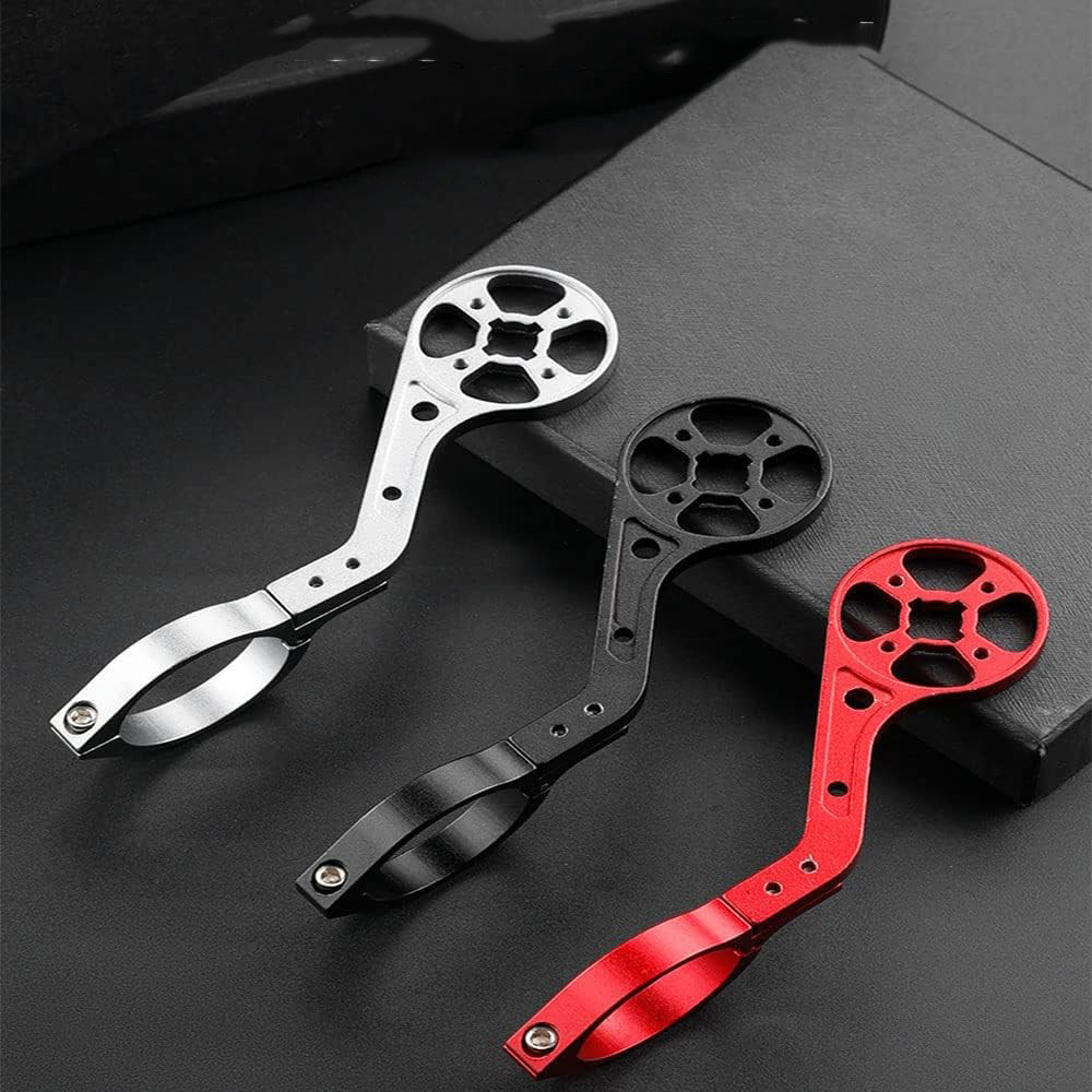 Universal Aluminium Fahrrad Computer Halterung Velo GPS Lenkstangen Halter für Garmin / Cateye / Bryton - Rot