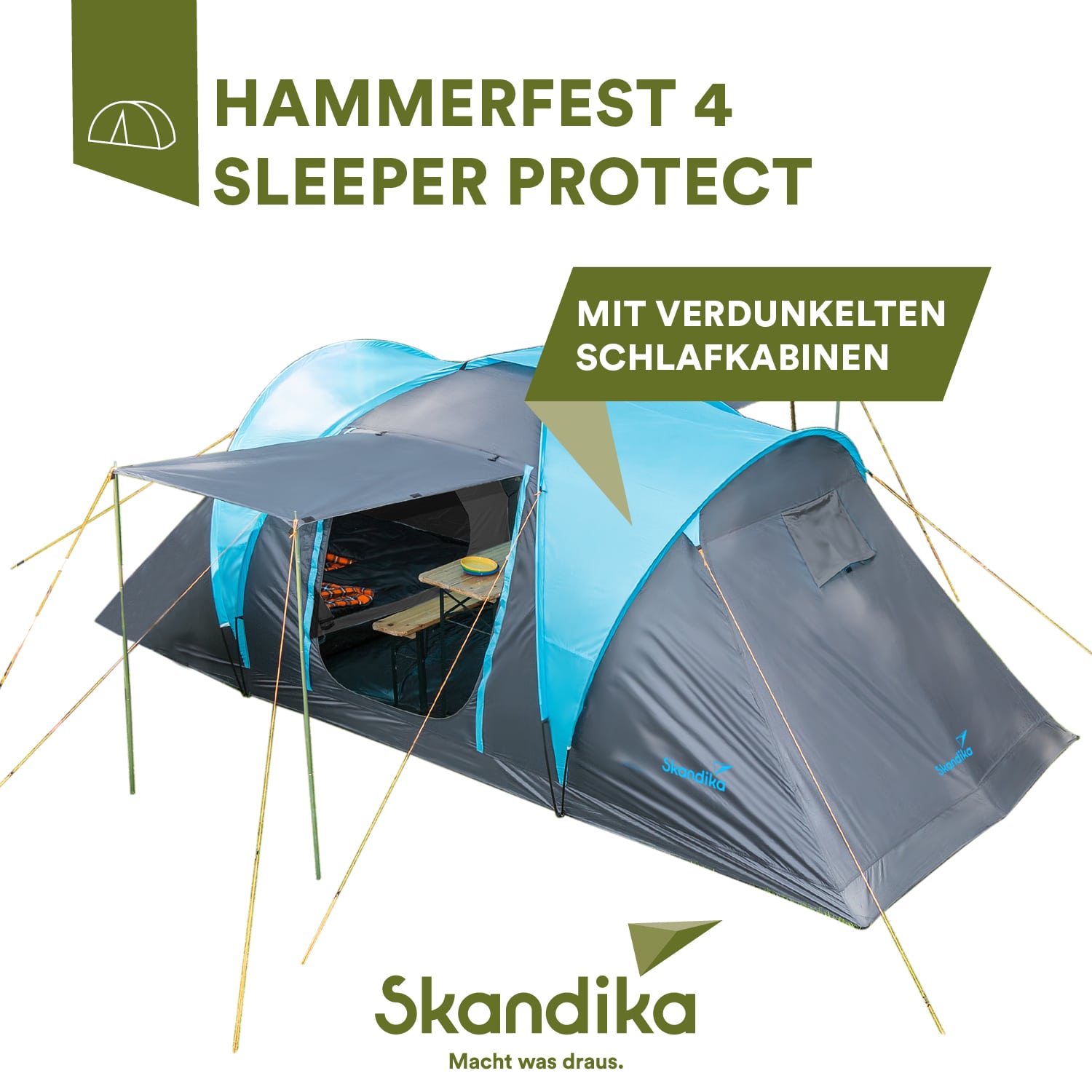 Skandika Hammerfest 4 Sleeper Koepeltent