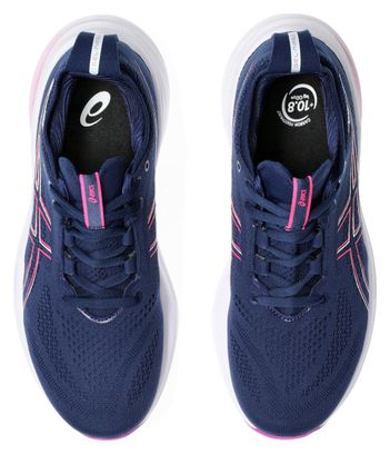 Chaussures Running Asics Gel-Nimbus 26 Bleu/Rose Femme