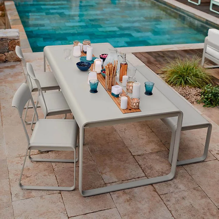 Fermob - Bellevie Tisch 196 x 90 cm, baumwollweiss